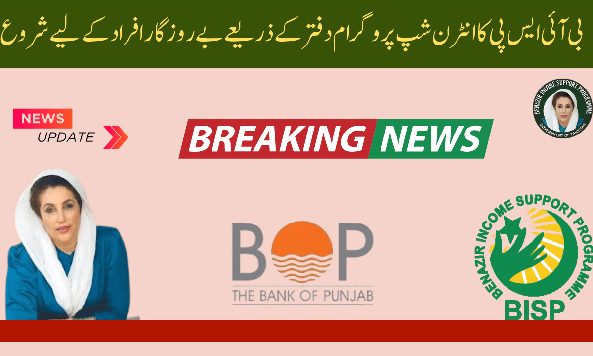 بی آئی ایس پی انٹرن شپ پروگرام ملک میں غربت کے خاتمے کا پروگرام ہے۔ BISP 8171 انٹرن شپ پروگرام بینظیر انکم سپورٹ پروگرام کے ذریعے شروع کیا گیا ہے۔