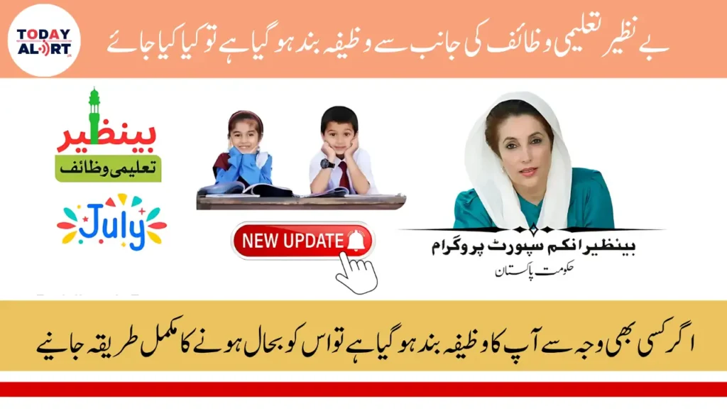 BISP Taleemi Wazaif 2025 Scholarship Reactivation - Full Guide